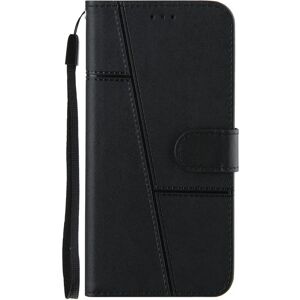 MOBILCOVERS.DK Samsung Galaxy S21 FE (5G) Læder Flip Cover m. Stander & Kortholder - Sort