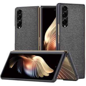 MOBILCOVERS.DK Samsung Galaxy Z Fold3 5G Carbon Fiber Læderbetrukket Cover - Sort