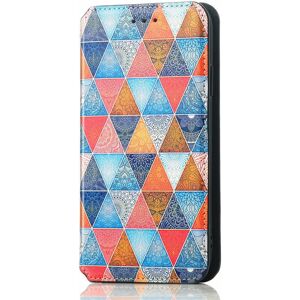 MOBILCOVERS.DK Samsung Galaxy A32 (4G) Caseneo Læder Cover m. Pung & Farverigt Print - Mandala