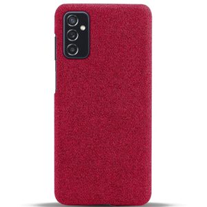 MOBILCOVERS.DK Samsung Galaxy M52 (5G) Ultra KSQ Stof Plastik Cover - Rød