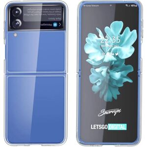 MOBILCOVERS.DK Samsung Galaxy Z Flip4 (5G) Hårdt Plastik Cover - Gennemsigtigt