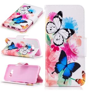 MOBILCOVERS.DK Samsung Galaxy S8 Butterflies & Flowers Etui m. Pung