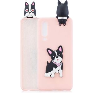 MOBILCOVERS.DK Huawei P30 Fleksibelt Plastik Cover 3D Hund