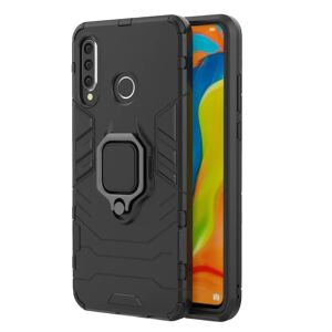 MOBILCOVERS.DK Huawei P30 Lite Håndværkercover m. Magnetisk Kickstand Sort