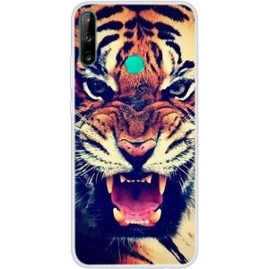 MOBILCOVERS.DK Huawei P40 Lite E Fleksibelt Plastik Cover - Tiger