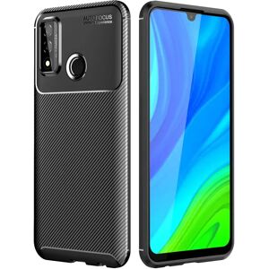 MOBILCOVERS.DK Huawei P Smart (2020) Carbon Fiber Cover - Sort