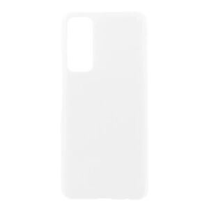 MOBILCOVERS.DK Huawei P smart (2021) Plastik Cover m. Mat Bagside - Hvid