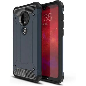 MOBILCOVERS.DK Motorola Moto G7 / G7 Plus Armor Guard Hard Case Cover Mørkeblå