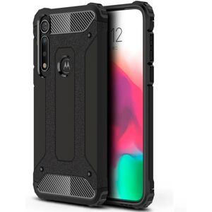 MOBILCOVERS.DK Motorola Moto G8 Plus Armor Guard Hard Case Cover - Sort