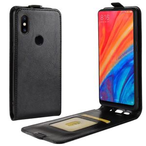 MOBILCOVERS.DK Xiaomi Mi Mix 2s Neutralt Vertical Flip Cover Sort