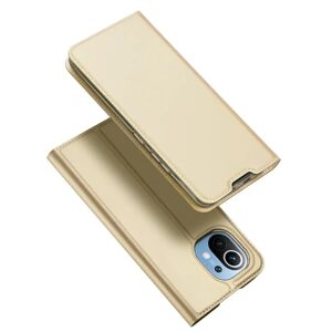 Xiaomi Mi 11 DUX DUCIS Skin Pro Series Thin Wallet Cover - Guld