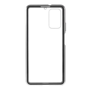 MOBILCOVERS.DK Xiaomi Poco M3 360⁰ Magnetisk Cover m. Glas Bagside & Forside - Sølv