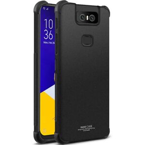 Asus Zenfone 6 (ZS630KL) IMAK Fleksibel Plastik Cover + Beskyttelsesfilm Mat Sort