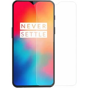 MOBILCOVERS.DK OnePlus 6T Beskyttelsesglas - Case Friendly - Skærmbeskyttelse - Gennemsigtig