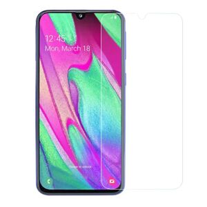 MOBILCOVERS.DK Samsung Galaxy A40 Beskyttelsesglas - Case Friendly - Skærmbeskyttelse - Gennemsigtig