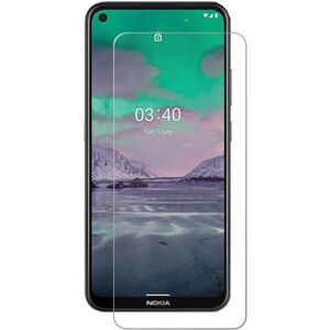 MOBILCOVERS.DK Nokia 3.4 Hærdet Glas - Case Friendly - Skærmbeskyttelse - Gennemsigtig