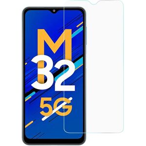 MOBILCOVERS.DK Samsung Galaxy M32 Hærdet Glas - Case Friendly - Skærmbeskyttelse - Gennemsigtig