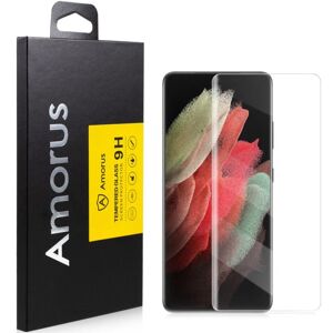 Samsung Galaxy S22 Ultra AMORUS Nano Optics m. Flydende UV - Skærmbeskyttelse - Gennemsigtig