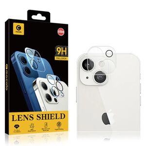 MOBILCOVERS.DK iPhone 14 / 14 Plus Mocolo Beskyttelsesglas til Kameralinse - Case Friendly - Gennemsigtig