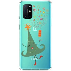 MOBILCOVERS.DK OnePlus 8T Fleksibelt Plast Jule Cover - Juletræ