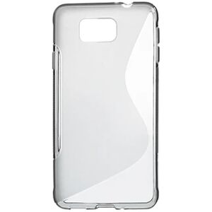 MOBILCOVERS.DK Samsung Galaxy Alpha S-Shape TPU Cover Gennemsigtig