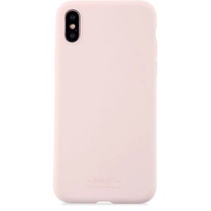 Holdit iPhone X / Xs Soft Touch Silikone Case - Blush Pink
