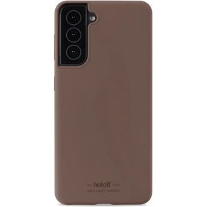 Holdit Samsung Galaxy S22 Soft Touch Silikone Case - Dark Brown