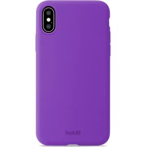 Holdit iPhone X / Xs Soft Touch Silikone Case - Bright Purple