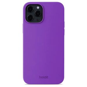Holdit iPhone 12 / 12 Pro Soft Touch Silikone Case - Bright Purple