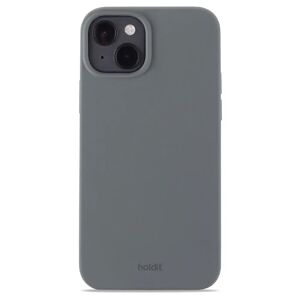 Holdit iPhone 14 Plus Soft Touch Silikone Case - Space Gray