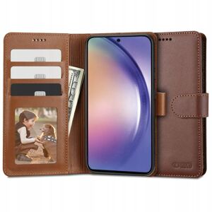 Samsung Galaxy A54 (5G) Tech-Protect Wallet m. Pung - Brun