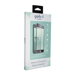 iPhone 8 Plus / 7 Plus / 6(s) Plus Garbot 3D Perfect Fit Skærmbeskyttelse - Case Friendly - Gennemsigtig / Sort Kant