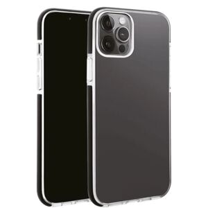 iPhone 13 Pro Max Vivanco Rock Solid Cover - Gennemsigtig & Sort