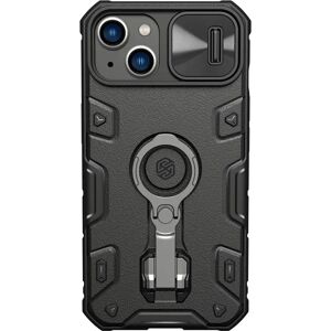 iPhone 14 Plus Nillkin Camshield Armor Pro Håndværker Cover m. Ring Kickstand - Sort