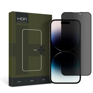 iPhone 14 Pro Hofi Glass Pro+ Skærmbeskyttelse m. Privacy Funktion - Case Friendly - Gennemsigtig