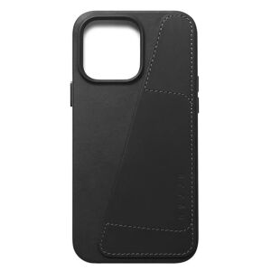 Mujjo iPhone 14 Pro Max Leather Wallet Case - Sort