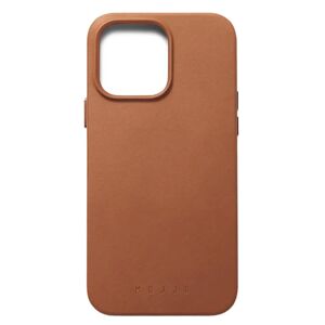Mujjo iPhone 14 Pro Max Leather Case - MagSafe Kompatibel - Brun