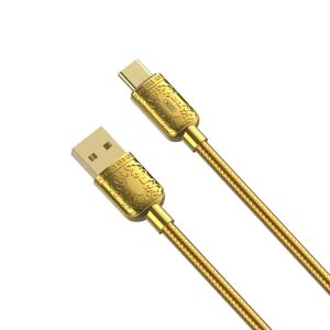 XO USB-A til USB-C Kabel 1m - Guld
