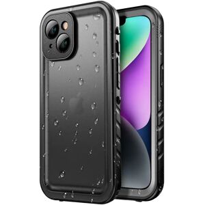 Tech-Protect iPhone 14 Vandtæt Cover - Gennemsigtig / Sort