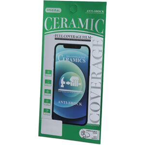 TelForceOne iPhone 14 / 13 / 13 Pro Plastik Beskyttelsesfilm - Gennemsigtig m. Sort Kant