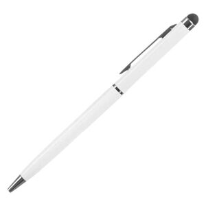Hurtel Stylus Touch Pen Universal m. Kuglepen - Hvid