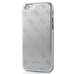 Guess iPhone 6/6s 4G Aluminium Hard Cover Sølv