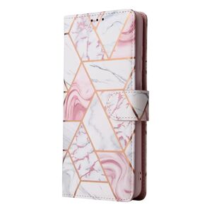 iPhone 11 Tech-Protect Marble Cover m. Pung - Pink