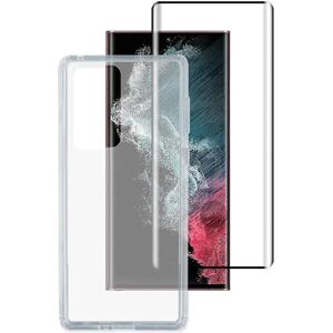 Samsung Galaxy S23 Ultra 4smarts Second Glass X-Pro 360° Protection Set (Cover + Skærmbeskyttelse)