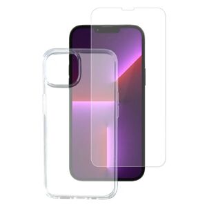 iPhone 14 Plus 4smarts Second Glass X-Pro 360° Protection Set (Cover + Skærmbeskyttelse)