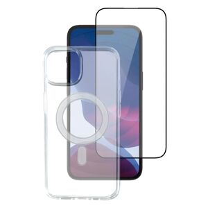 iPhone 14 Pro 4smarts Second Glass X-Pro 360° Protection Set Premium - MagSafe Kompitabel - (Cover + Skærmbeskyttelse)