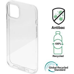 iPhone 14 4Smarts AntiBac Eco Cover - 100% Genbrugsplast - Gennemsigtig