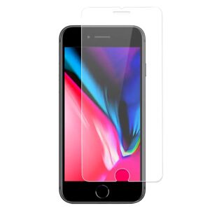 iPhone SE (2022 / 2020) / 8 / 7 4smarts Second Glass X-Pro Clear Skærmbeskyttelse m. Monteringsramme - Case Friendly - Gennemsigtig