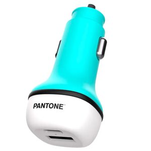 Pantone Biloplader PD 20W m. USB-C & USB-A - Turkis