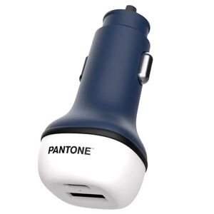 Pantone Biloplader PD 20W m. USB-C & USB-A - Navy